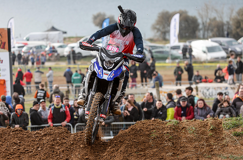 Gerard Farrés a dalt de la moto