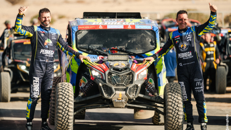 Gerard i Toni abans de la sortida del Dakar