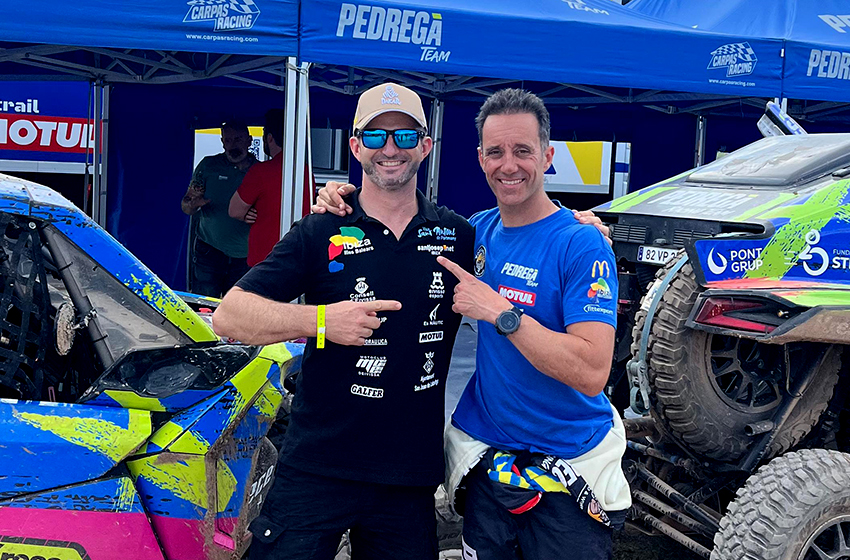 Gerard Farrés i Toni vingut a la presentació del Dakar 2026